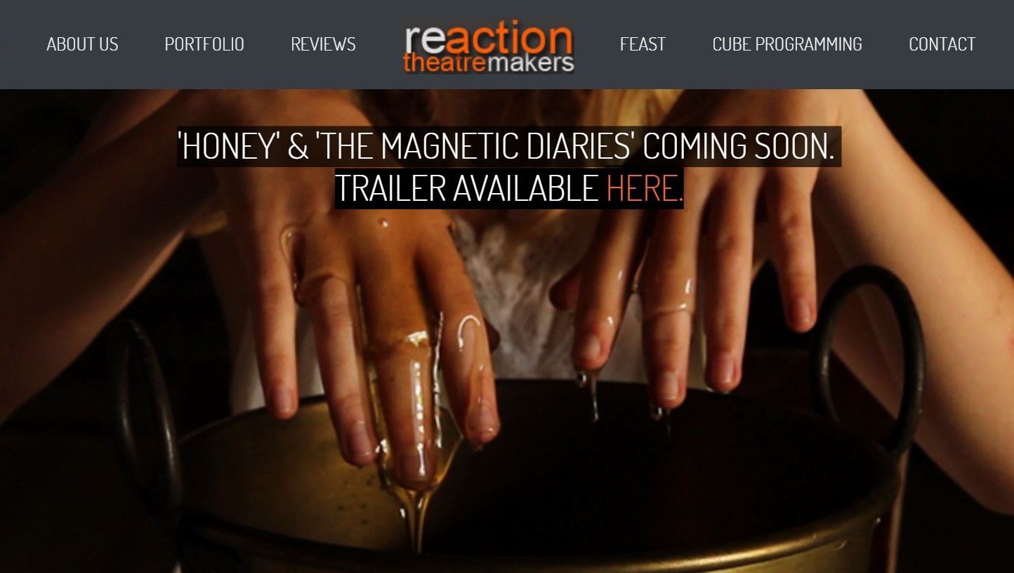 Reaction Theatre Makers Malvern Worcestershire Website Design Digital Marketing