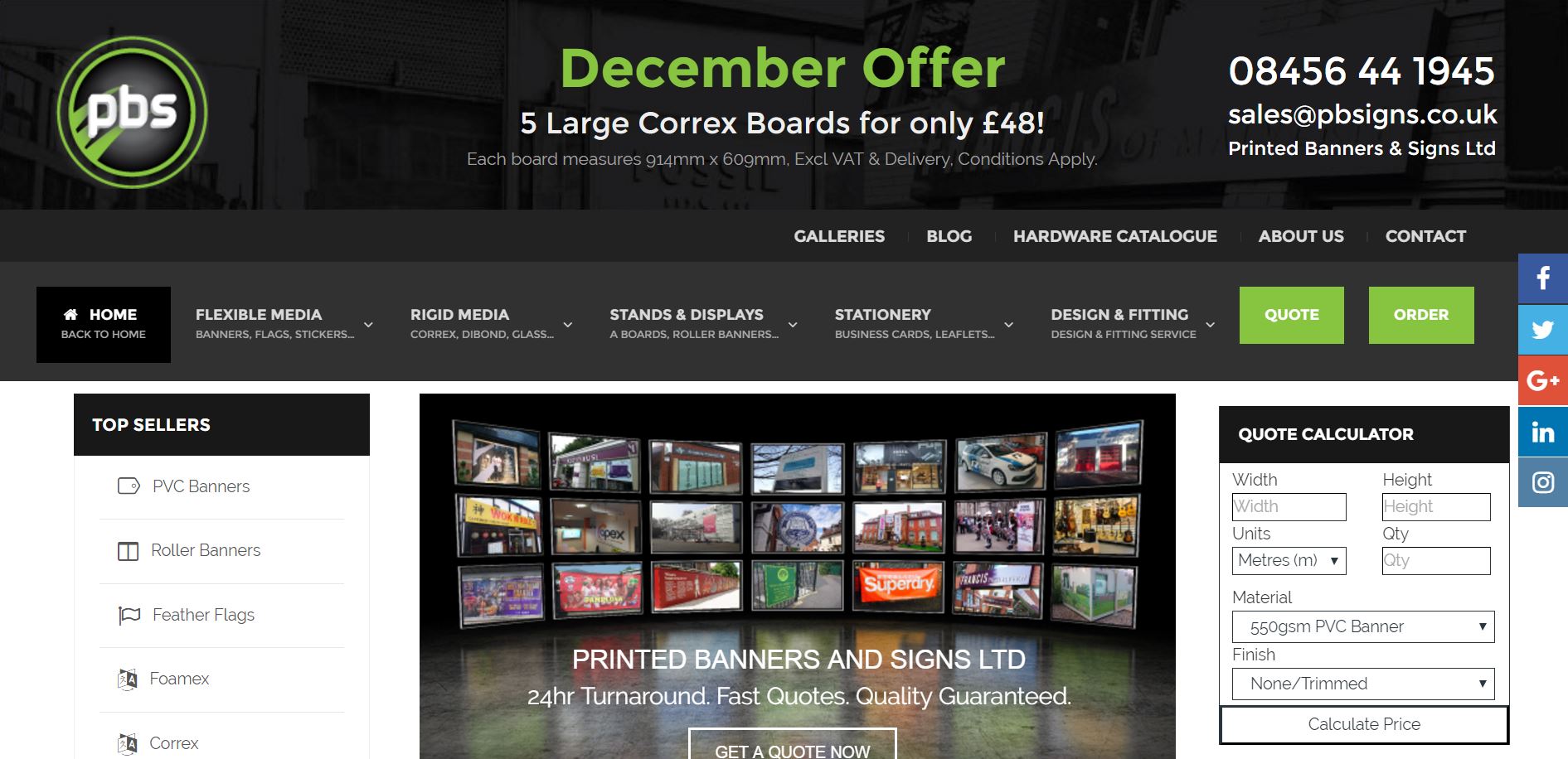PBS Landing Page Malvern Worcestershire Website Design Digital Marketing
